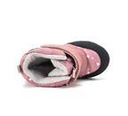 D.D.Step ghete fete Aqua-Tex captusite 22-33 Baby Pink cu inimioare