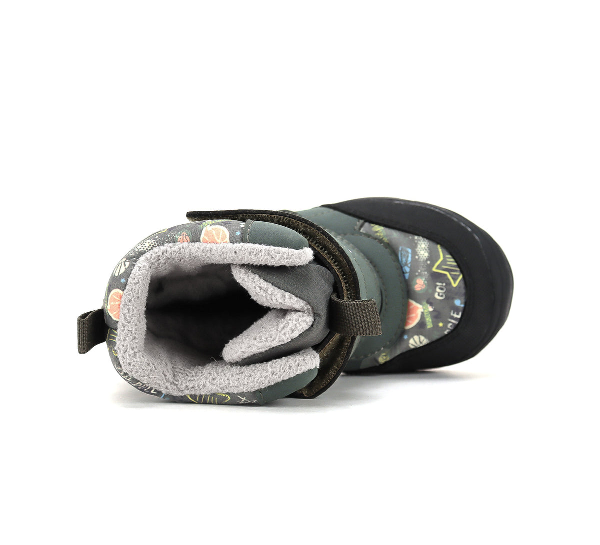 D.D.Step ghete baieti Aqua-Tex captusite 22-27 Olive cu Basketball