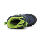 D.D.Step ghete baieti Aqua-Tex captusite 22-33 Royal Blue cu urs polar