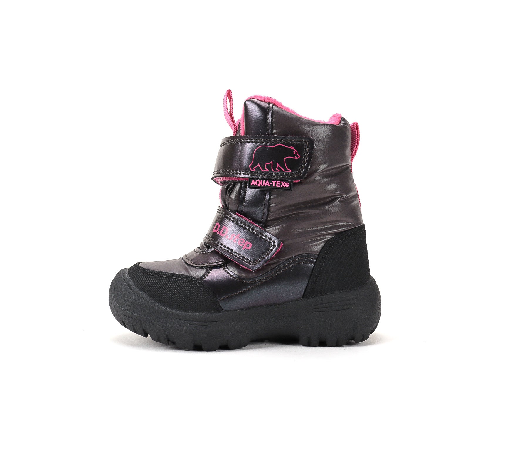 D.D.Step ghete fete Aqua-Tex captusite 22-33 Marine Grey cu urs polar Imagine secundară a produsului