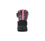 D.D.Step ghete fete Aqua-Tex captusite 22-33 Marine Grey cu urs polar