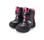 D.D.Step ghete fete Aqua-Tex captusite 22-33 Marine Grey cu urs polar