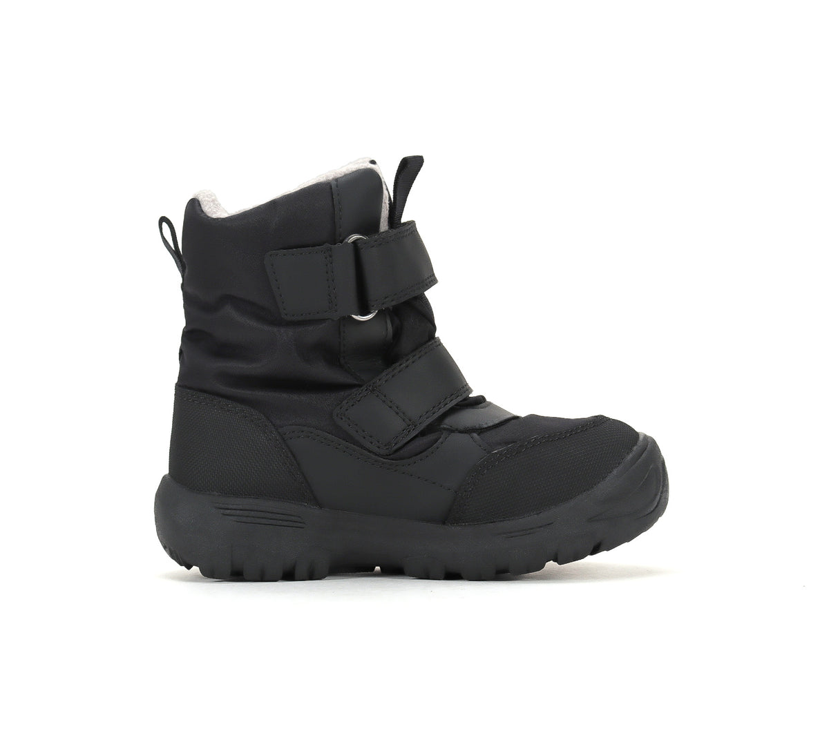 D.D.Step ghete baieti Aqua-Tex captusite 22-33 Black cu urs polar
