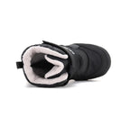 D.D.Step ghete baieti Aqua-Tex captusite 22-33 Black cu urs polar