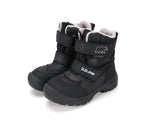 D.D.Step ghete baieti Aqua-Tex captusite 22-33 Black cu urs polar
