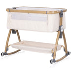 Chipolino Patut co-sleeper Charisma cu laterala culisanta 0m+ Cashmere wood