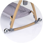 Chipolino Patut co-sleeper Charisma cu laterala culisanta 0m+ Platinum wood