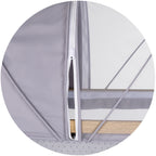 Chipolino Patut co-sleeper Charisma cu laterala culisanta 0m+ Platinum wood