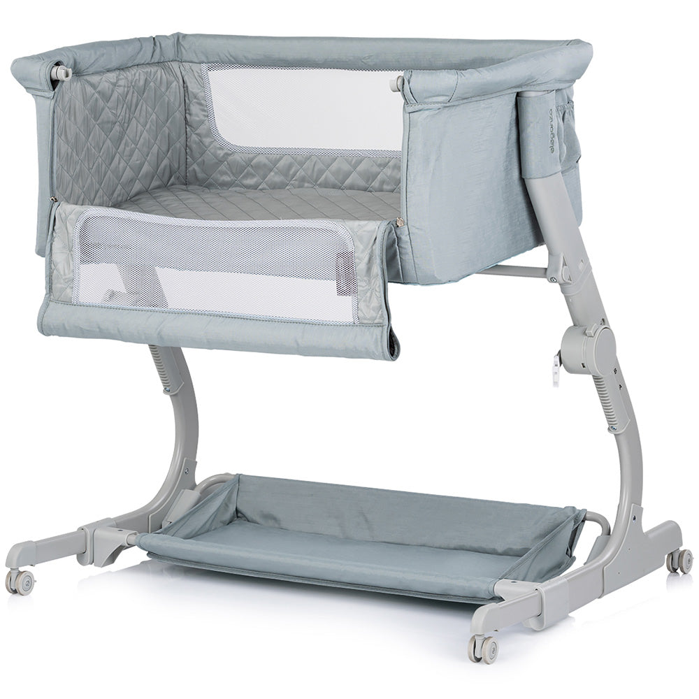 Chipolino Patut Co-Sleeper Eleganza cu laterala culisanta 0m+ Basil
