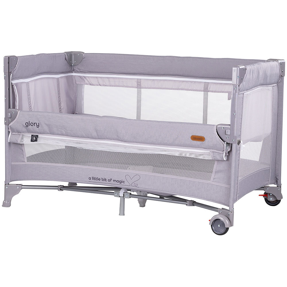 Chipolino Patut Glory cu laterala culisanta 0m+ Cloud Imagine principală a produsului