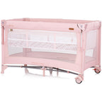 Chipolino Patut Glory cu laterala culisanta 0m+ Pink marshmallow