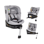 Petite&Mars scaun auto Twistguard Pro i-Size 40-150 cm(0-36 kg) Gentle Grey Air