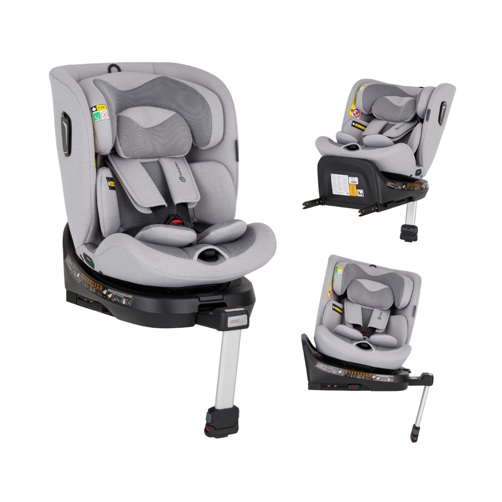 Petite&Mars scaun auto Twistguard Pro i-Size 40-150 cm(0-36 kg) Gentle Grey Air