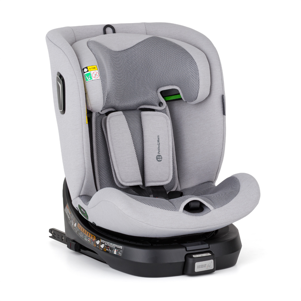 Petite&Mars scaun auto Twistguard Pro i-Size 40-150 cm(0-36 kg) Gentle Grey Air