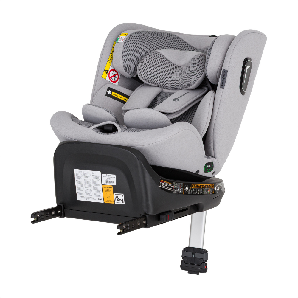 Petite&Mars scaun auto Twistguard Pro i-Size 40-150 cm(0-36 kg) Gentle Grey Air