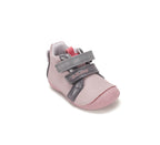 D.D.Step pantofi fete Primii pasi 19-24 Baby Pink cu Koala