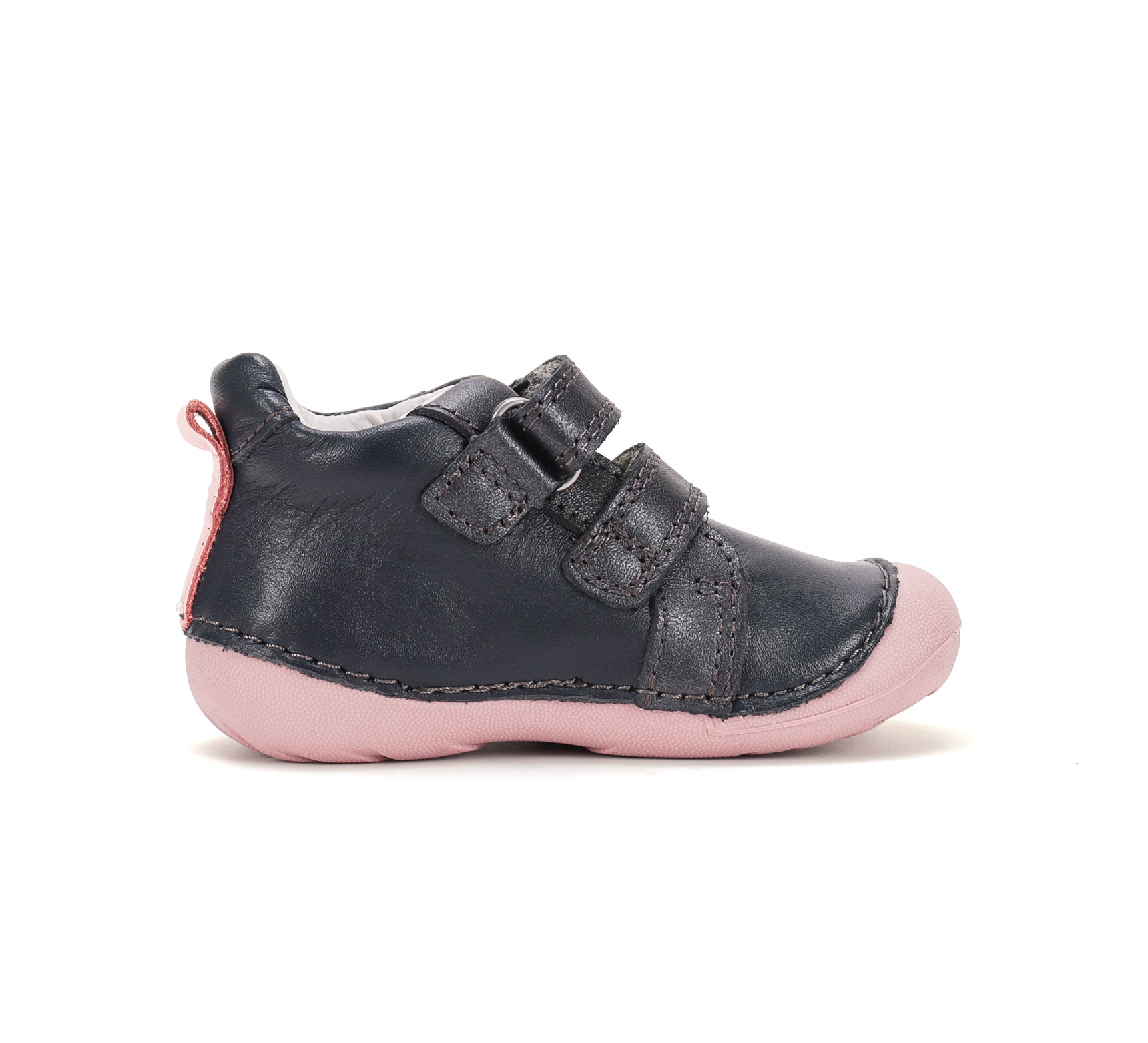 D.D.Step pantofi fete Primii pasi 19-24 Royal Blue cu bufnita