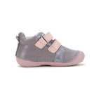 D.D.Step pantofi fete Primii pasi 19-24 Marine Grey cu bufnita