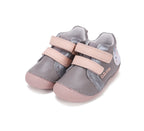D.D.Step pantofi fete Primii pasi 19-24 Marine Grey cu bufnita
