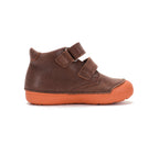 D.D.Step pantofi baieti Primii pasi 20-25 Chocolate cu aparat foto
