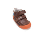 D.D.Step pantofi baieti Primii pasi 20-25 Chocolate cu aparat foto