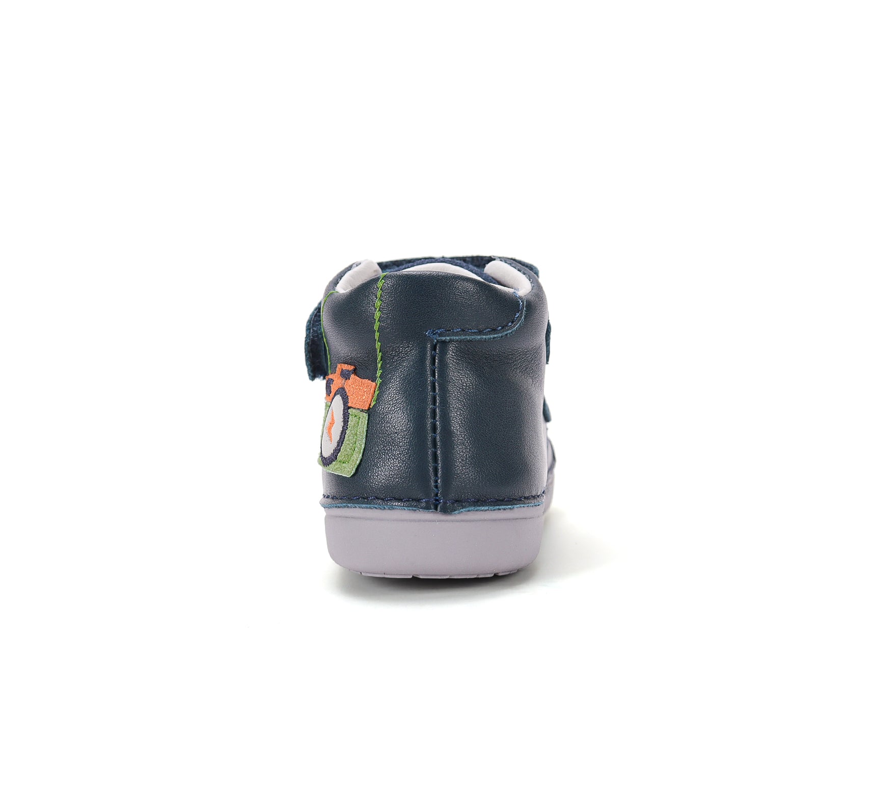 D.D.Step pantofi baieti Primii pasi 20-25 Royal Blue cu aparat foto