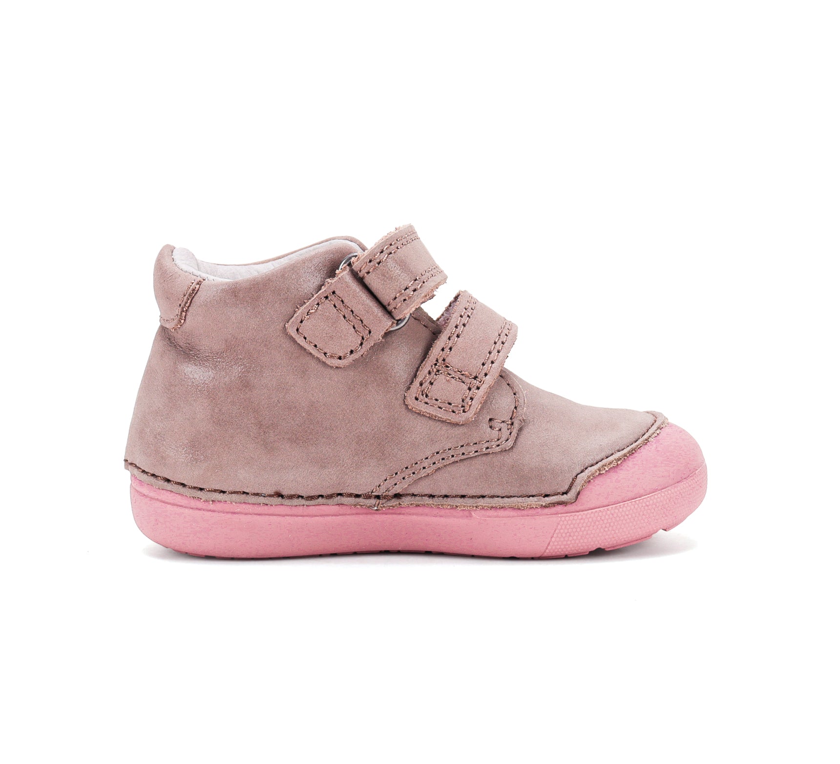 D.D.Step pantofi fete Primii pasi 20-25 Chocolate cu pisica