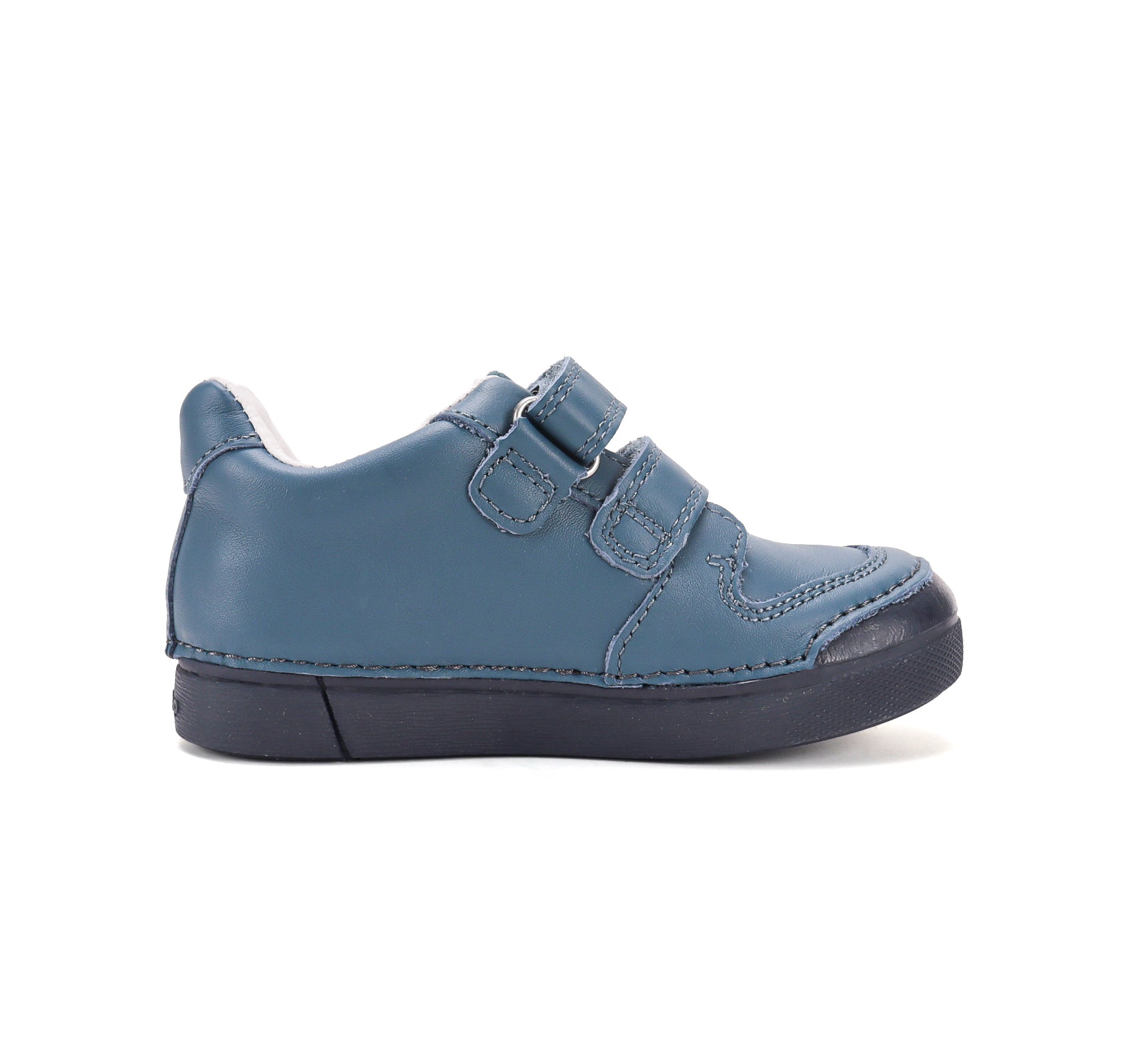 D.D.Step pantofi baieti cu LED 25-30 Royal Blue cu fulger