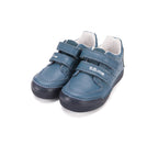 D.D.Step pantofi baieti cu LED 25-30 Royal Blue cu fulger