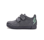 D.D.Step pantofi baieti cu LED 25-30 Black cu fulger