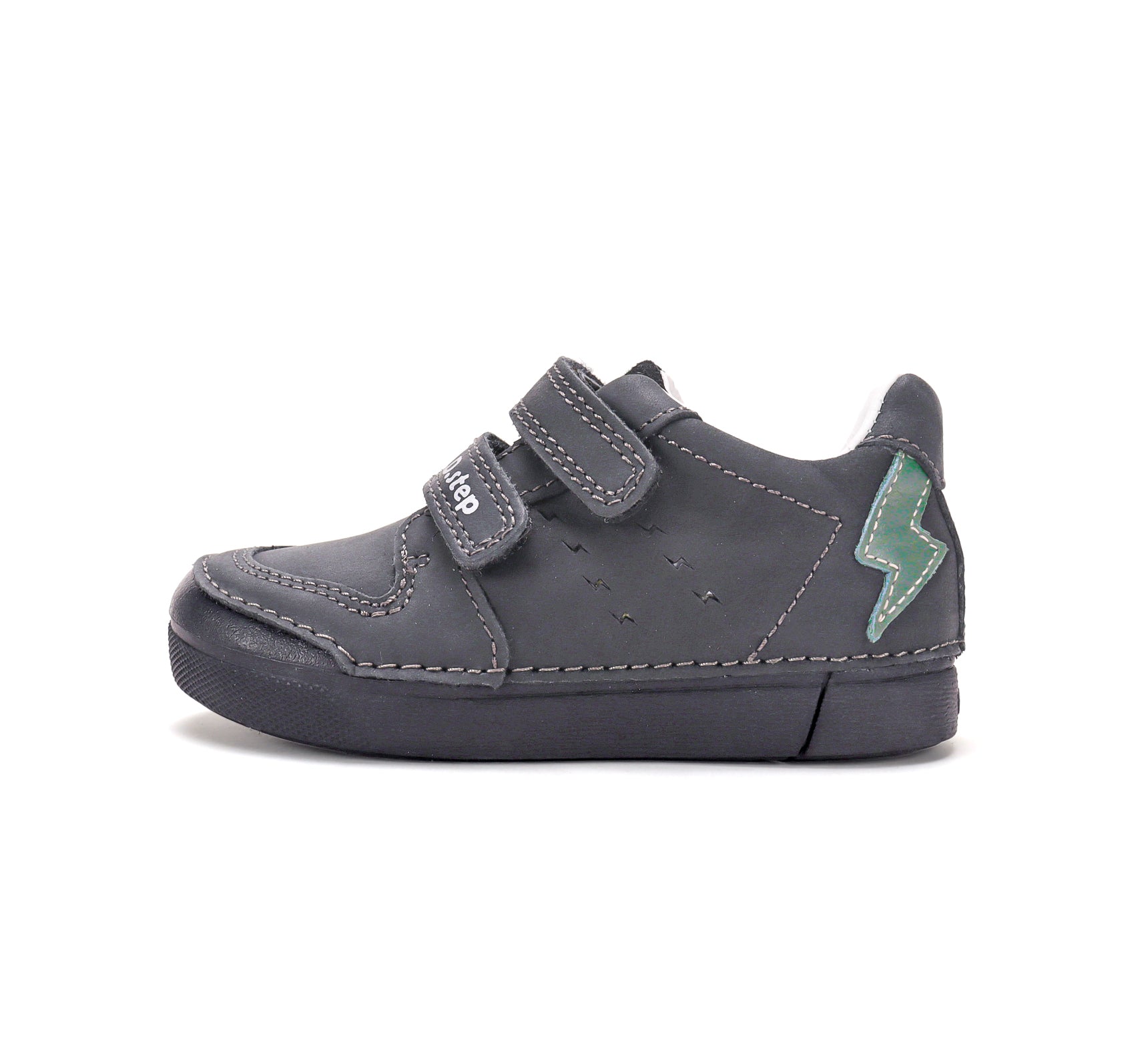 D.D.Step pantofi baieti cu LED 25-30 Black cu fulger