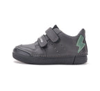 D.D.Step pantofi baieti cu LED 25-30 Black cu fulger