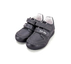 D.D.Step pantofi baieti cu LED 25-30 Black cu fulger