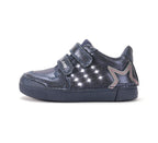 D.D.Step pantofi fete cu LED 25-30 Royal Blue cu stea