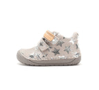D.D.Step pantofi fete Barefoot 20-25 Cream cu stelute