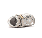 D.D.Step pantofi fete Barefoot 20-25 Cream cu stelute