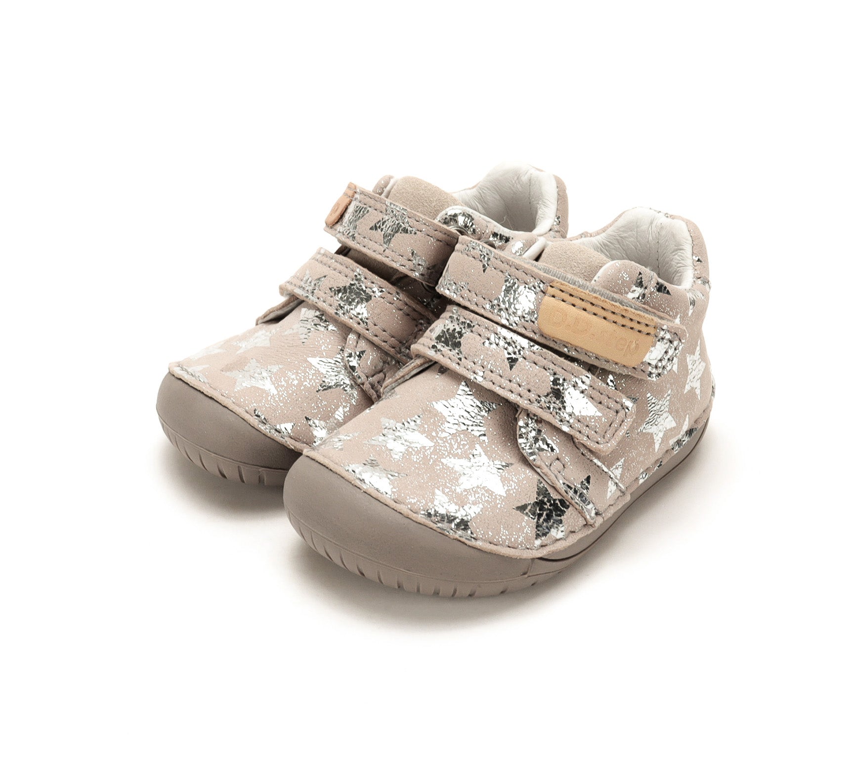 D.D.Step pantofi fete Barefoot 20-25 Cream cu stelute