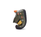 D.D.Step pantofi baieti Barefoot 20-25 Olive cu dinozauri
