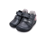 D.D.Step pantofi fete Barefoot 20-25 Cobalt cu bufnita