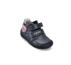D.D.Step pantofi fete Barefoot 20-25 Cobalt cu bufnita