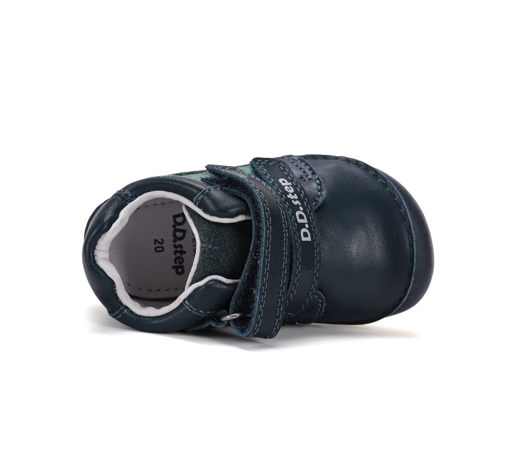D.D.Step pantofi baieti Barefoot 20-25 Royal Blue cu tractor
