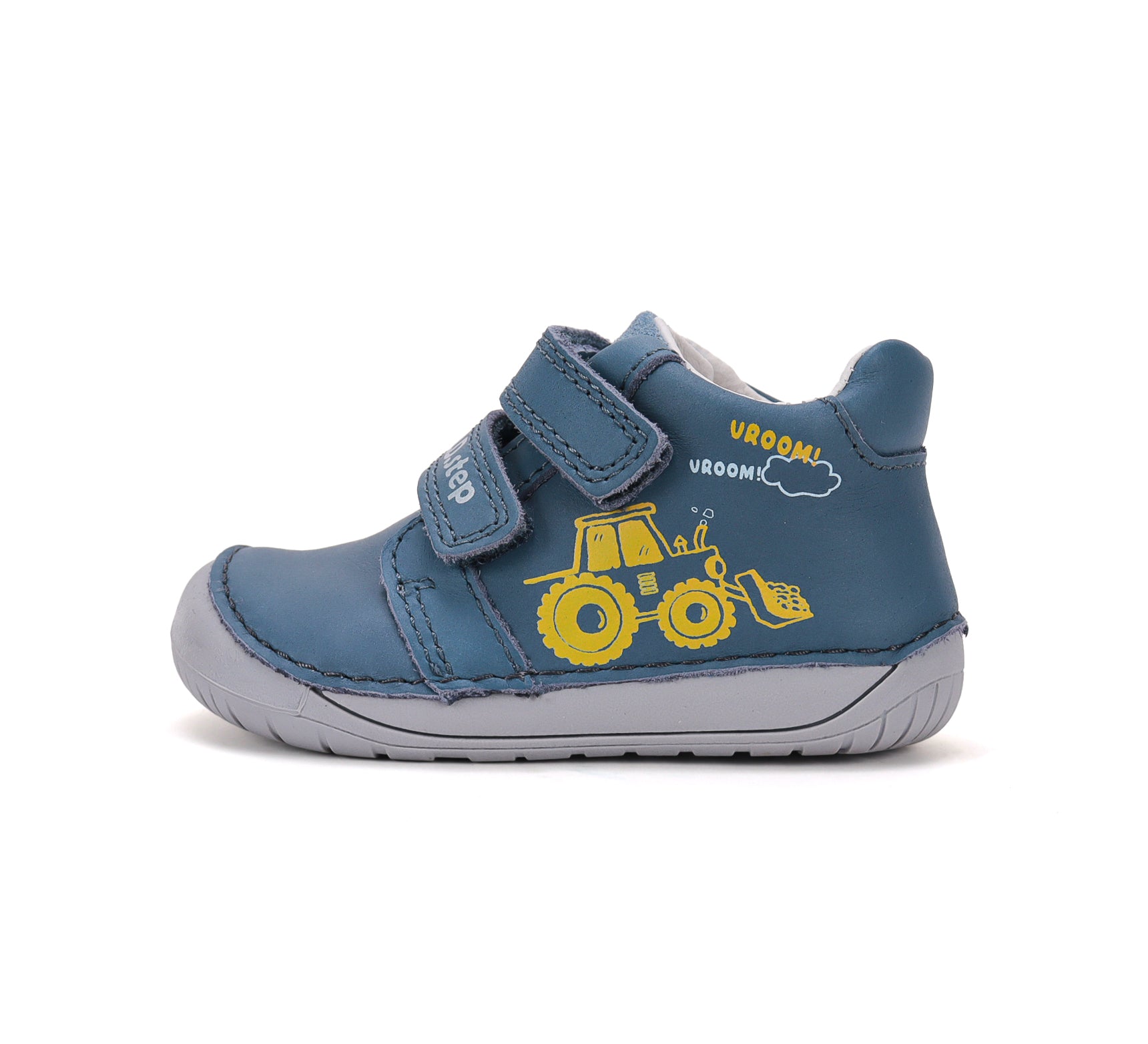 D.D.Step pantofi baieti Barefoot 20-25 Aero Blue cu tractor