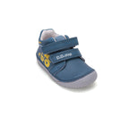 D.D.Step pantofi baieti Barefoot 20-25 Aero Blue cu tractor