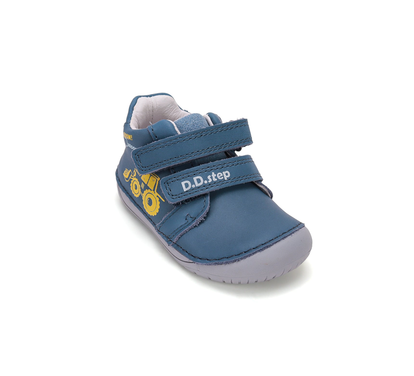 D.D.Step pantofi baieti Barefoot 20-25 Aero Blue cu tractor