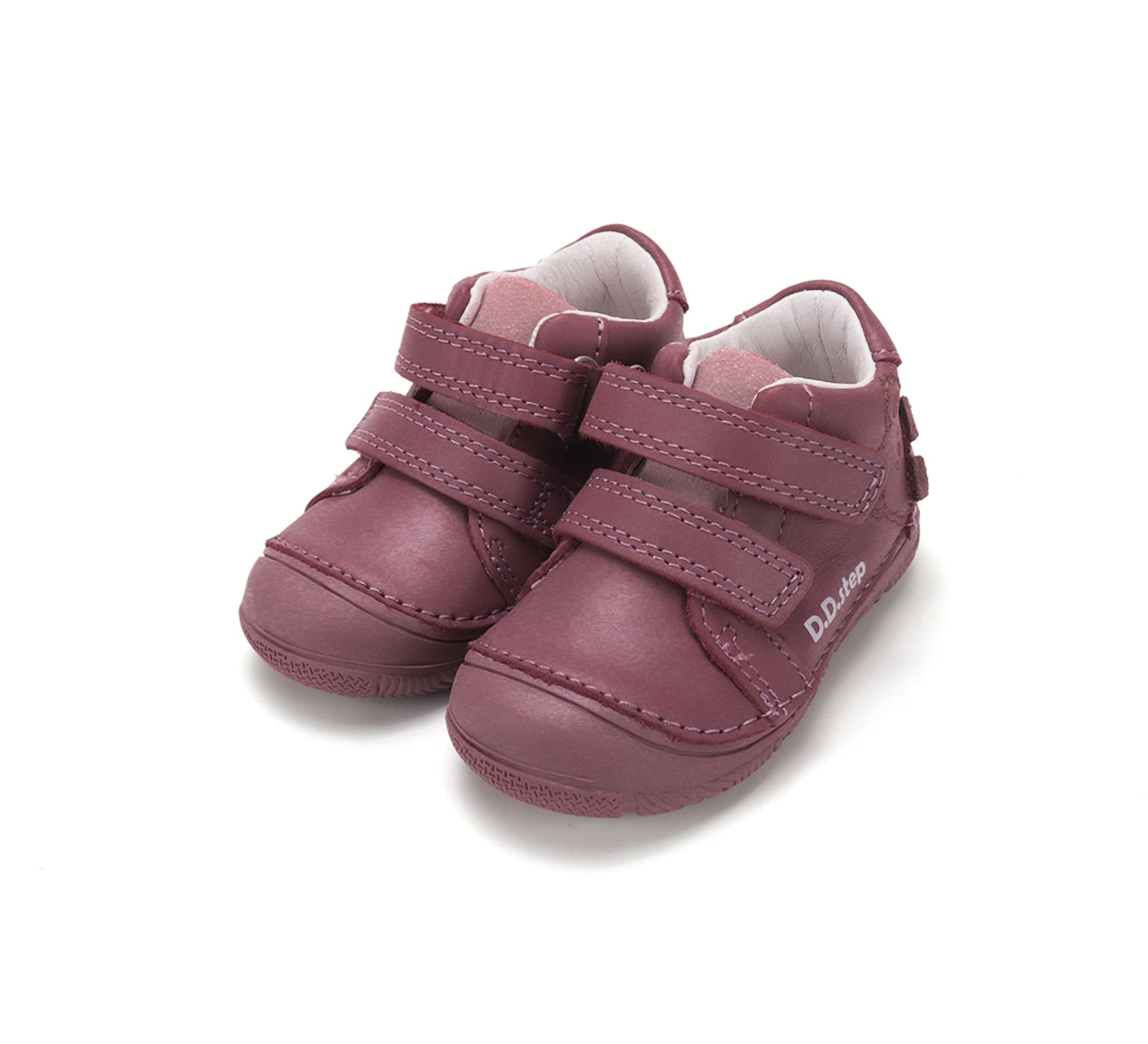 D.D.Step pantofi fete piele 20-25 Grape cu ursulet