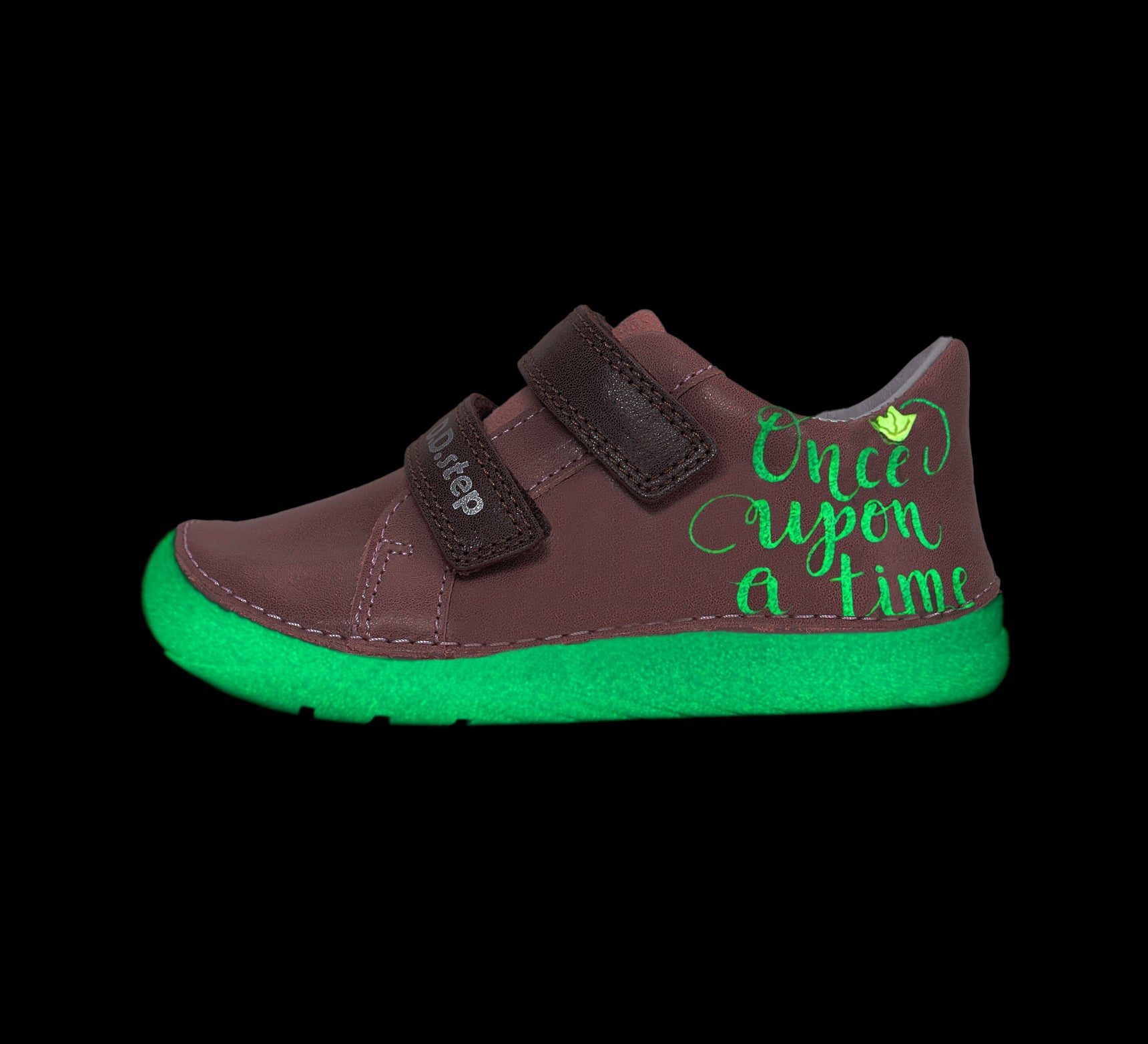 D.D.Step pantofi fete cu talpa fluorescenta 28-33 Strawberry