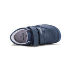 D.D.Step pantofi baieti Barefoot 28-33 Royal Blue cu cusaturi