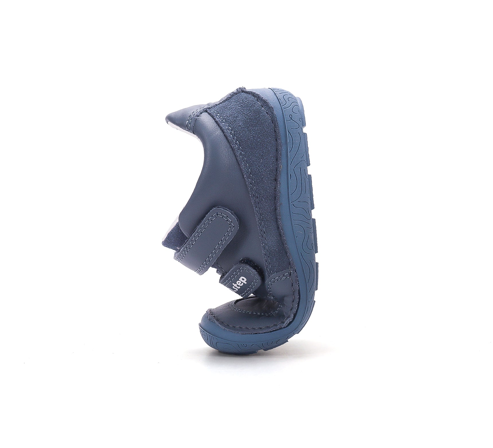 D.D.Step pantofi baieti Barefoot 28-33 Royal Blue cu cusaturi