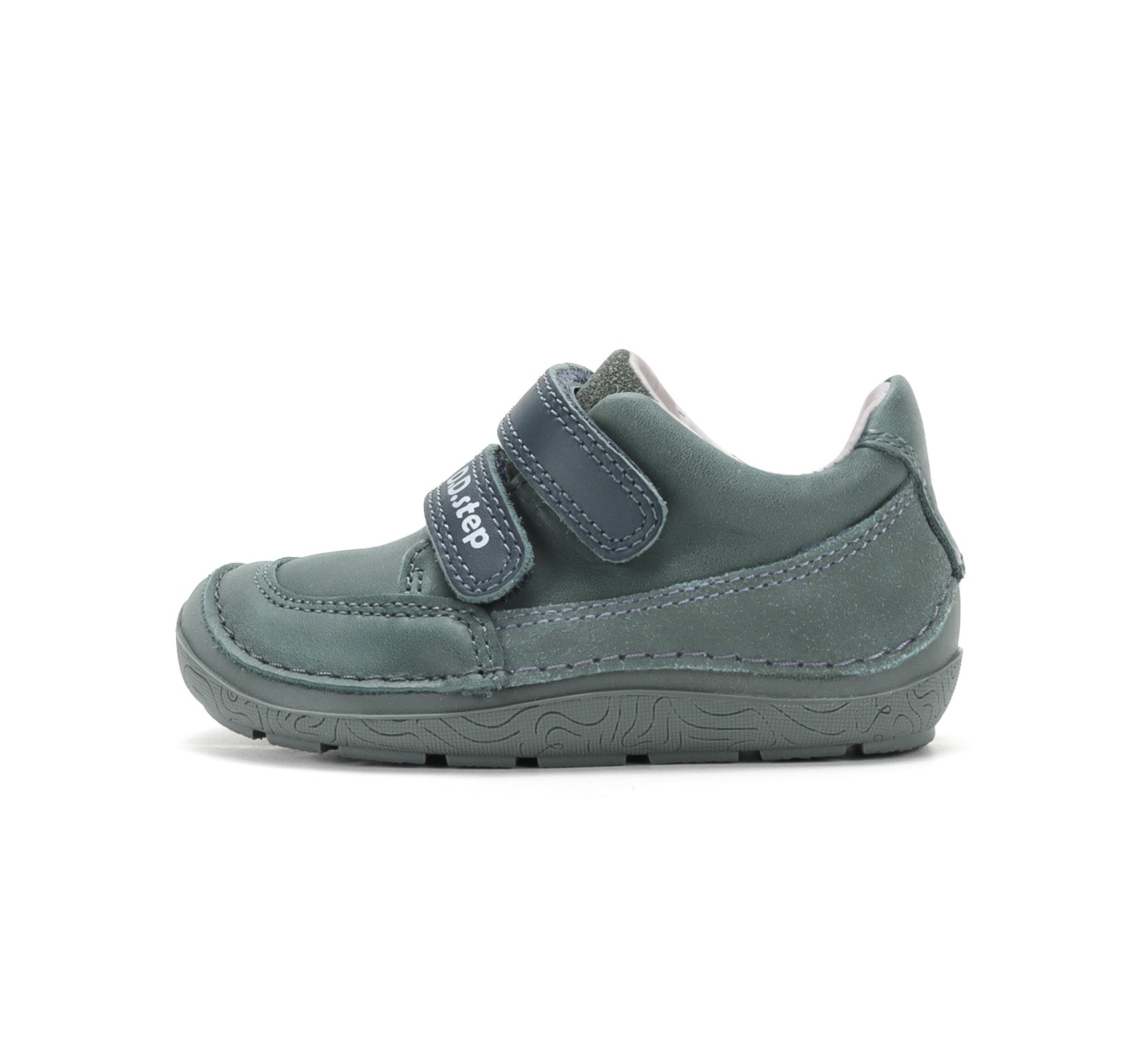 D.D.Step pantofi baieti Barefoot 28-33 Emerald cu cusaturi