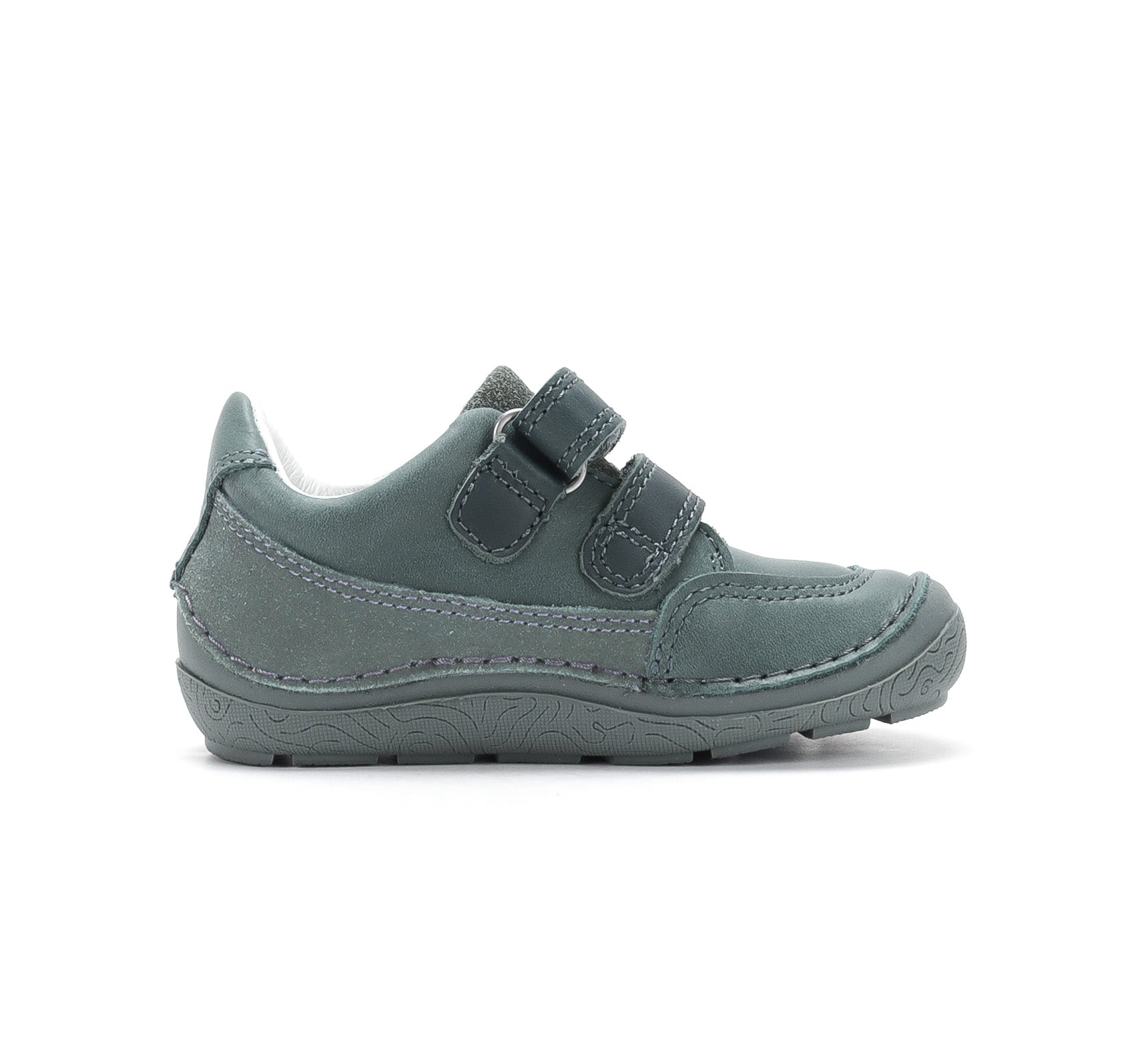 D.D.Step pantofi baieti Barefoot 28-33 Emerald cu cusaturi